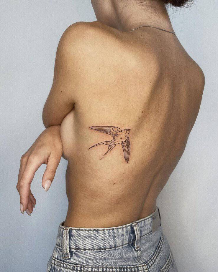 1. A bird tattoo
