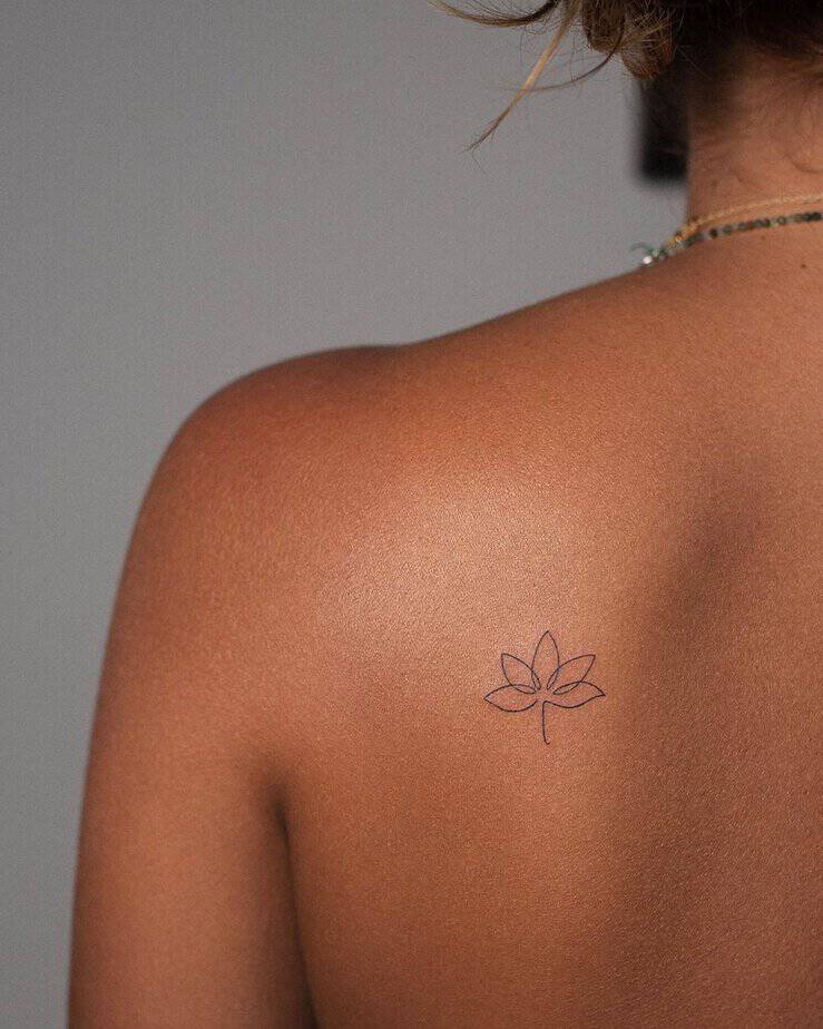 22. A flower tattoo
