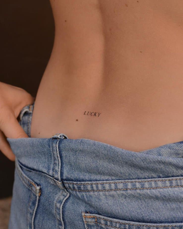 5. A “lucky” tattoo
