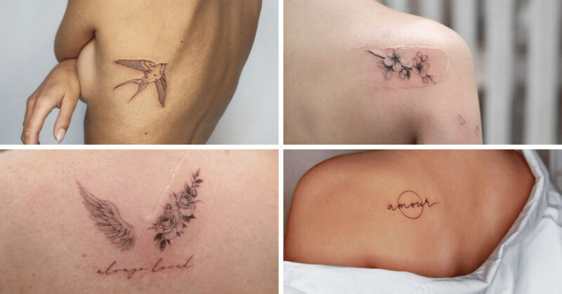 23 Dainty Back Tattoos From Delicate Dots To Daring Designs