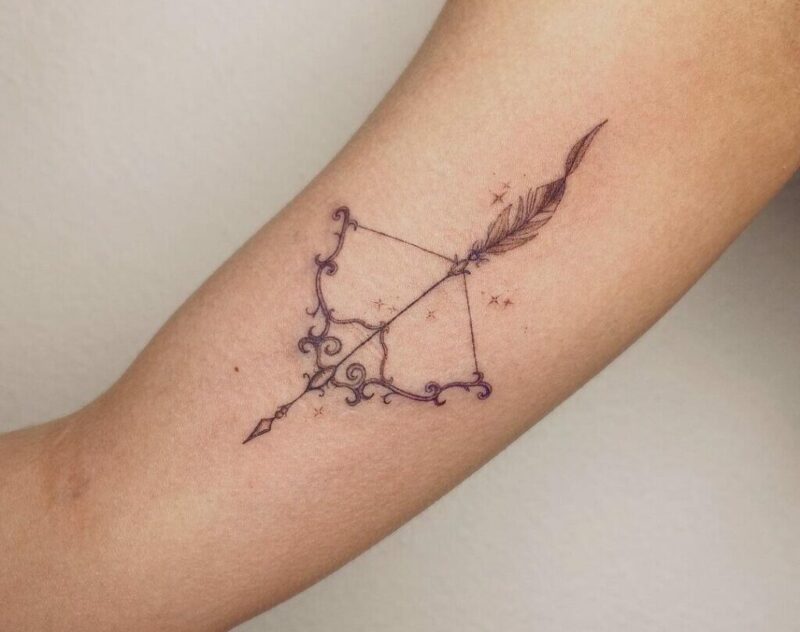 23 Epic Sagittarius Tattoos That Will Scratch Your Ink Itch 1024x809 1