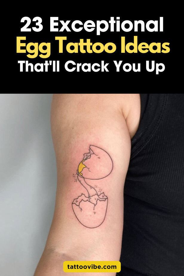 23 Exceptional Egg Tattoo Ideas That’ll Crack You Up