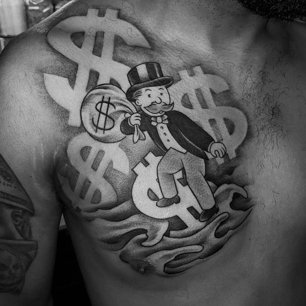 Idee per tatuaggi Monopoly Man