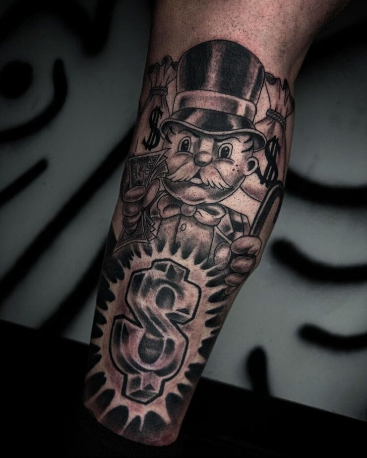 Idee per tatuaggi Monopoly Man