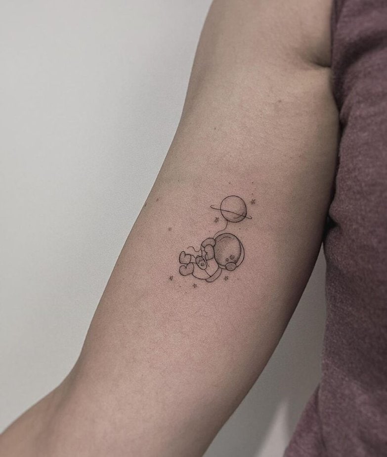 Tatuaggi di astronauti per il braccio