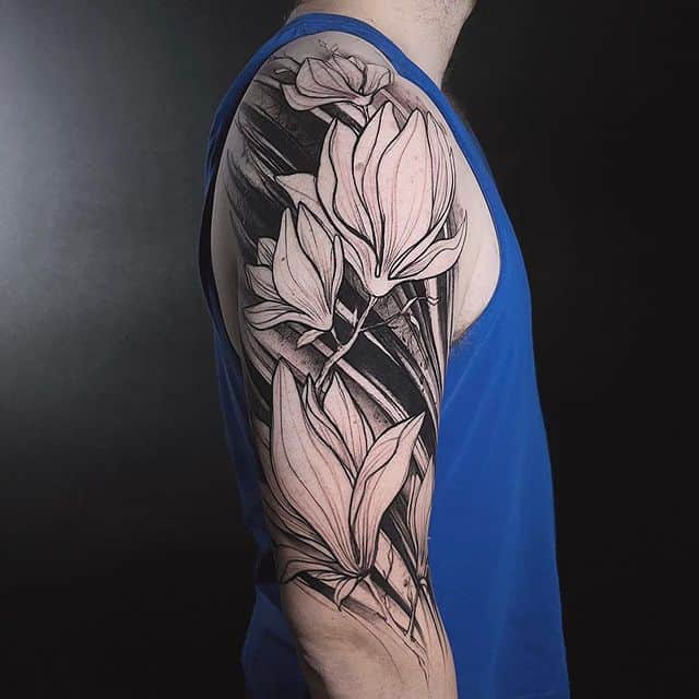 5. Magnolias tattoo