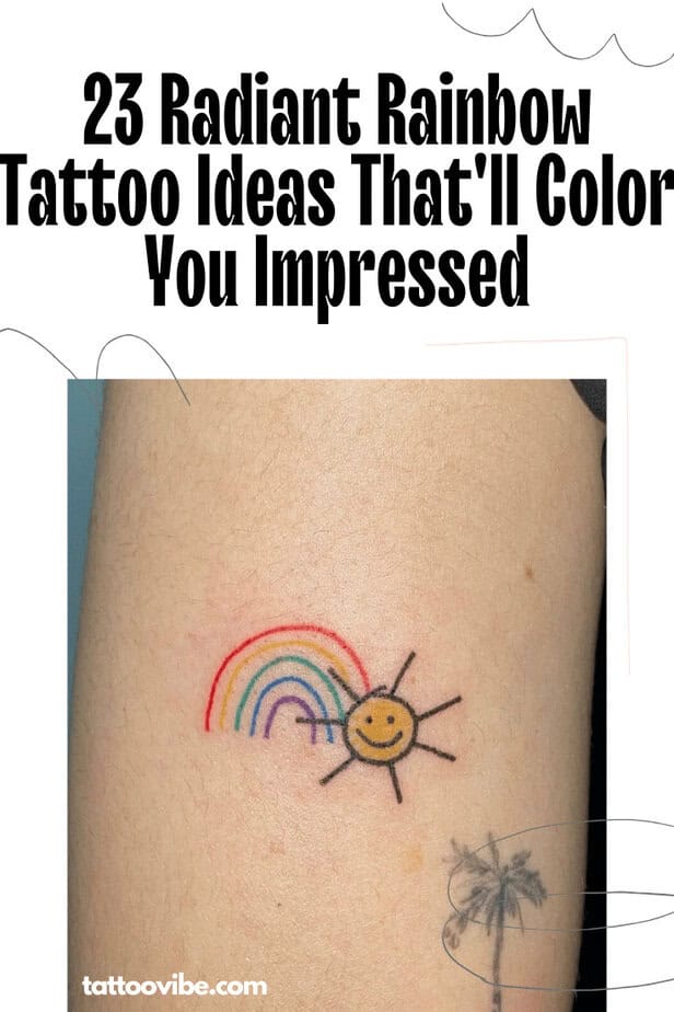 23 Radiant Rainbow Tattoo Ideas That’ll Color You Impressed