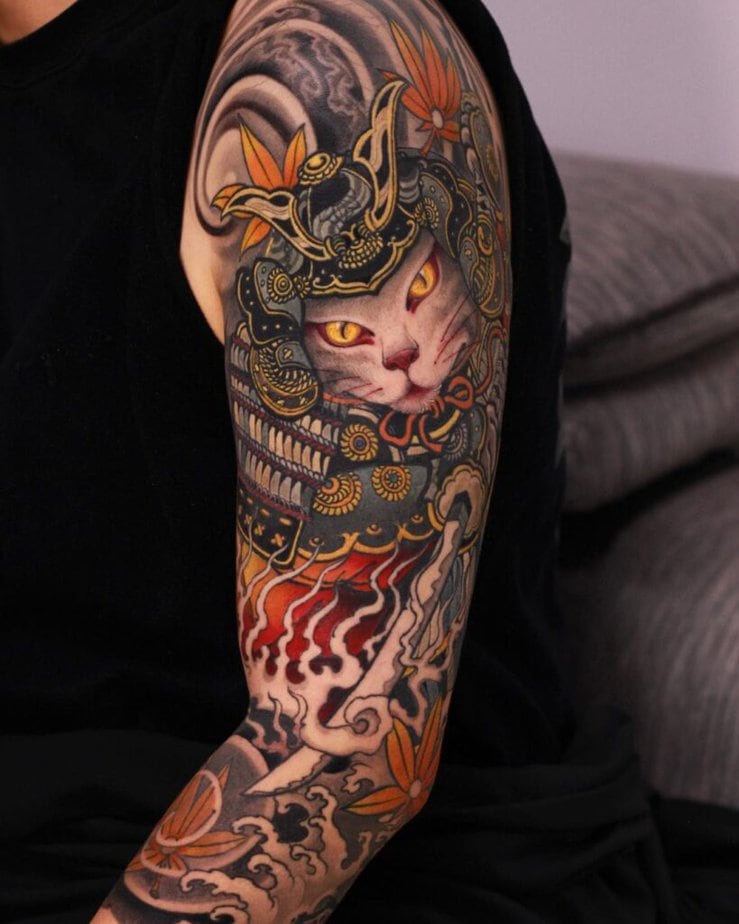 Unique Samurai tattoos