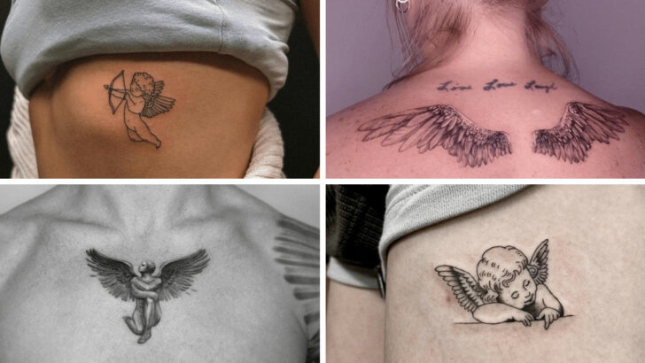 23 Angel Tattoo Ideas: Divine Symbols That Tell A Story