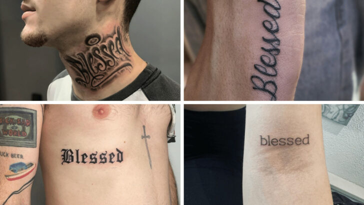 23 idee di tatuaggi benedetti per andare avanti nei momenti difficili.