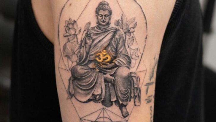 23 brillanti tatuaggi di Buddha che vi porteranno la pace.