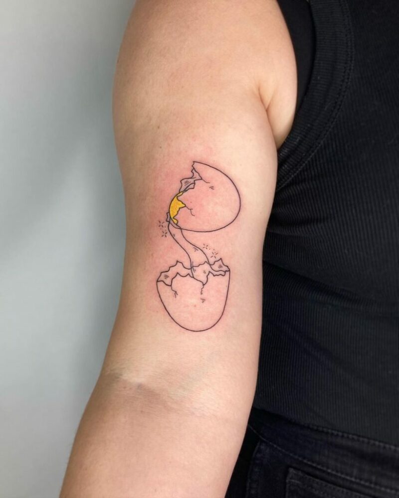 23 exceptional egg tattoo ideas that8217ll crack you up