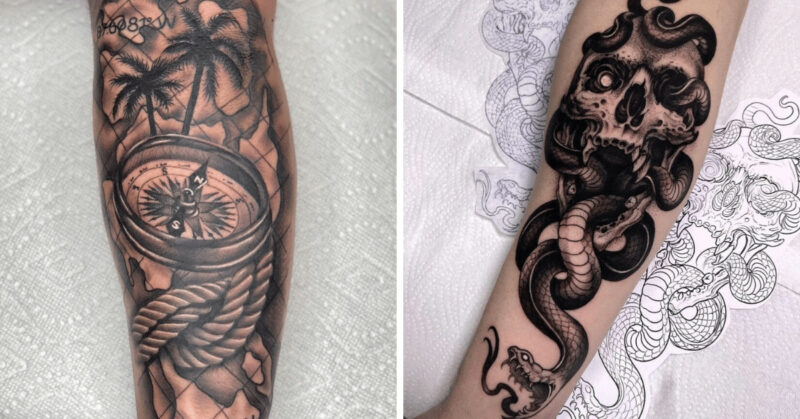 23 forearm tattoos for men for your next tattoo appointment