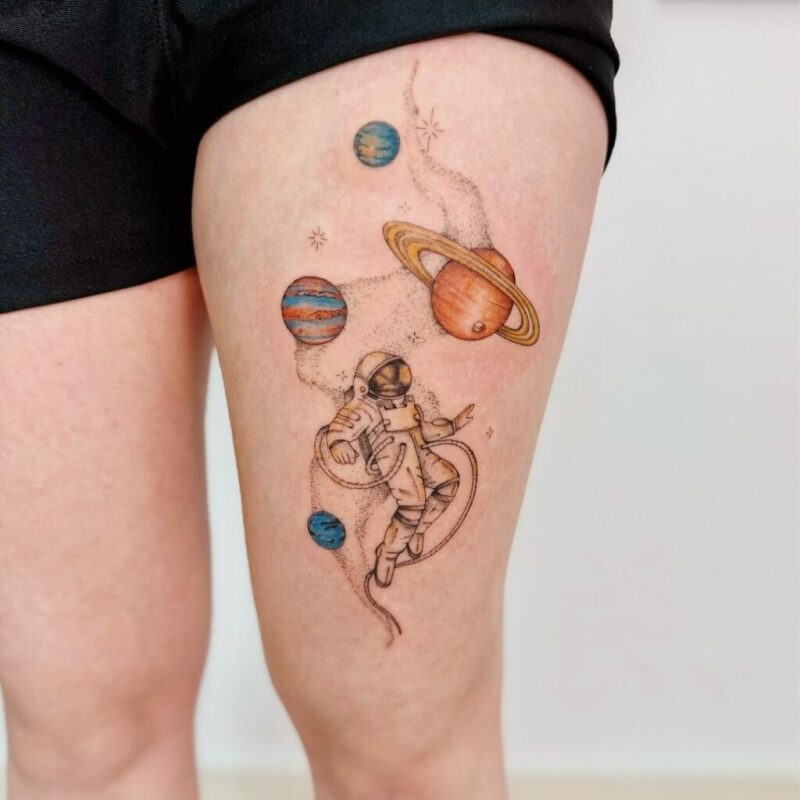 23 legendary astronaut tattoo ideas 8220inkpossible8221 to resist