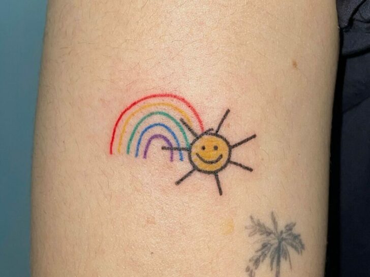 23 Radiant Rainbow Tattoo Ideas That&rsquo;ll Color You Impressed