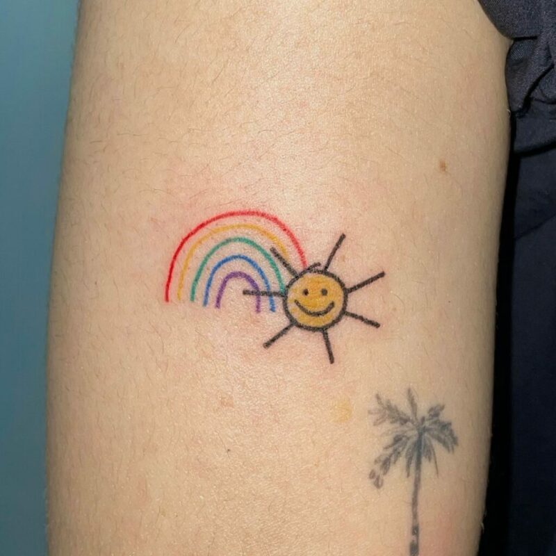 23 radiant rainbow tattoo ideas that8217ll color you impressed