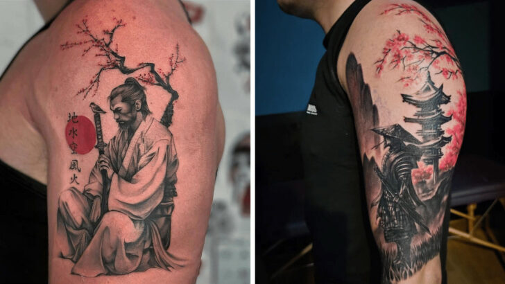 23 idee di tatuaggio samurai che rappresentano il nobile guerriero che è in noi.