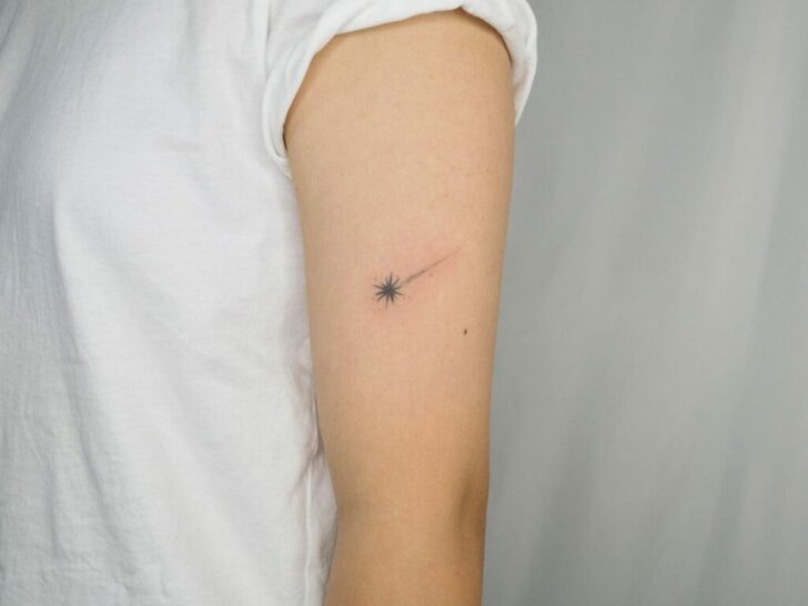 23 Shooting Star Tattoos That Are Truly Spectacular