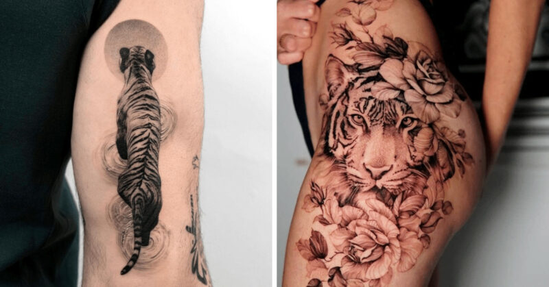 23 tiger tattoo ideas you8217ll want to steal right now