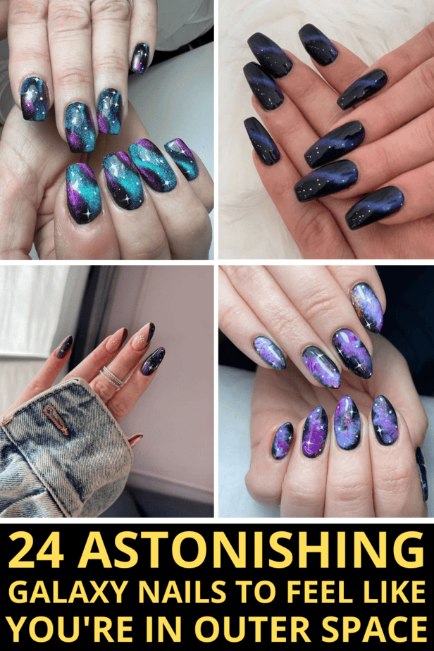 24 Astonishing Galaxy Nails To Feel Like You're In Outer Space