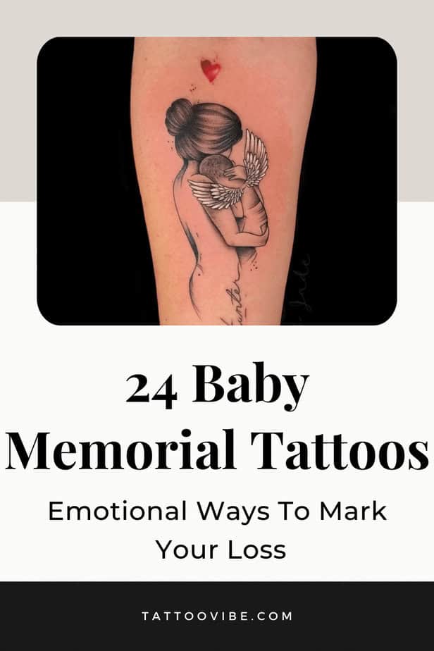 24 Tatuaggi commemorativi per bambini: Modi emotivi per segnare la perdita