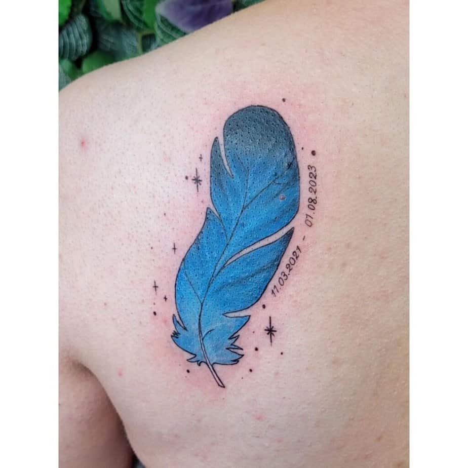 12. Feather tattoo