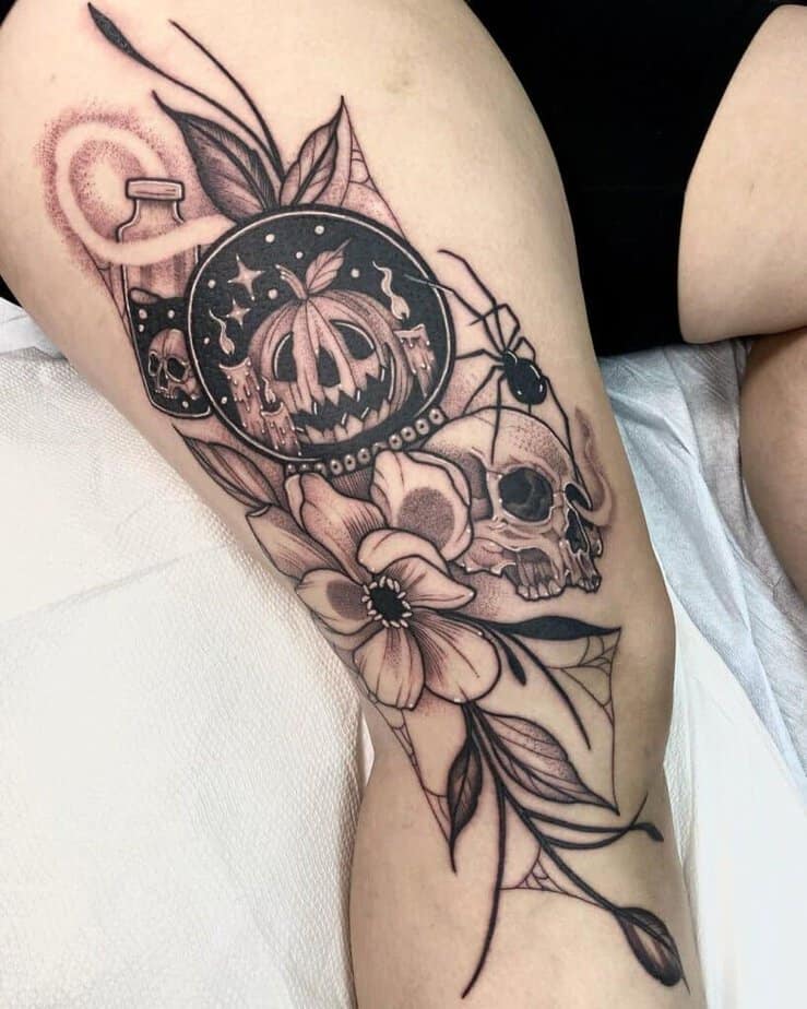 Unique skull tattoo ideas