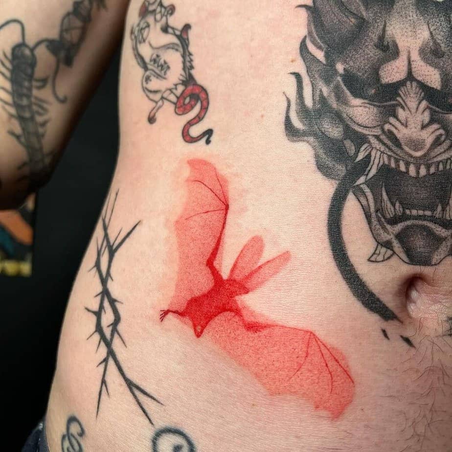 Simple bat tattoos