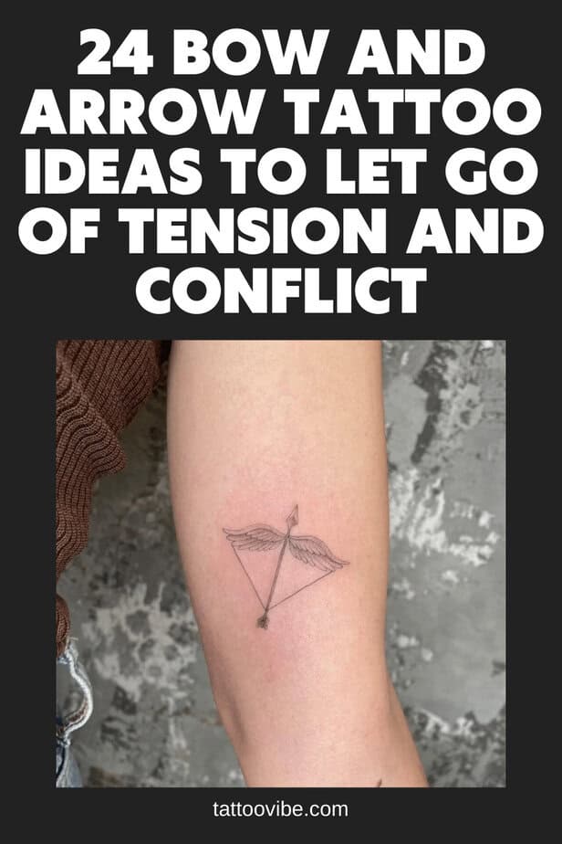 24 idee di tatuaggio con arco e freccia per liberarsi da tensioni e conflitti