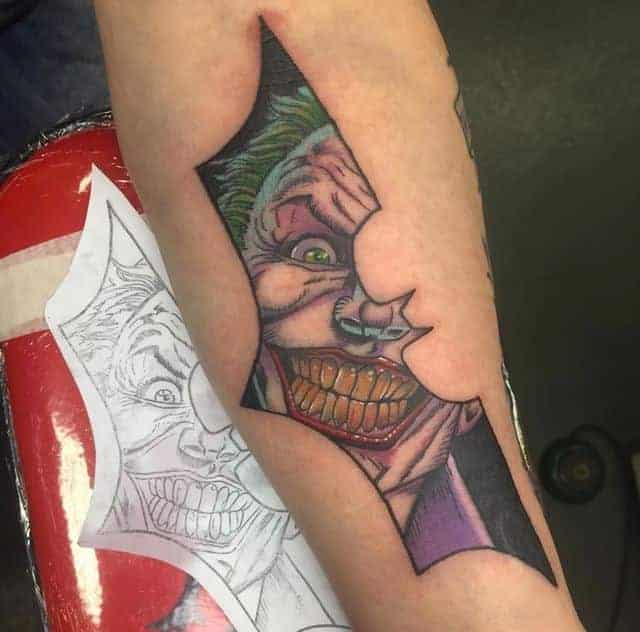 The Joker tattoos