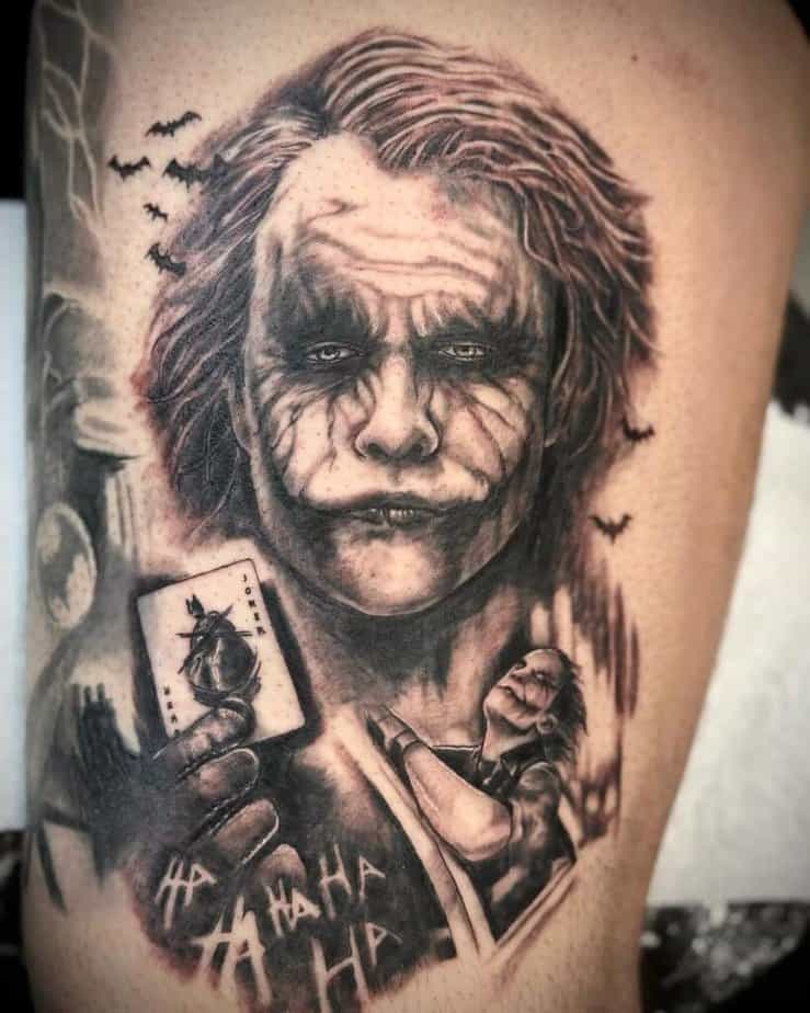 The Joker tattoos