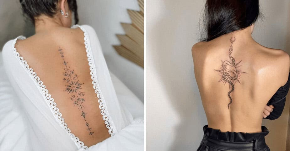 24 Cute Spine Tattoos That Are “Ink-credibly” Trendy