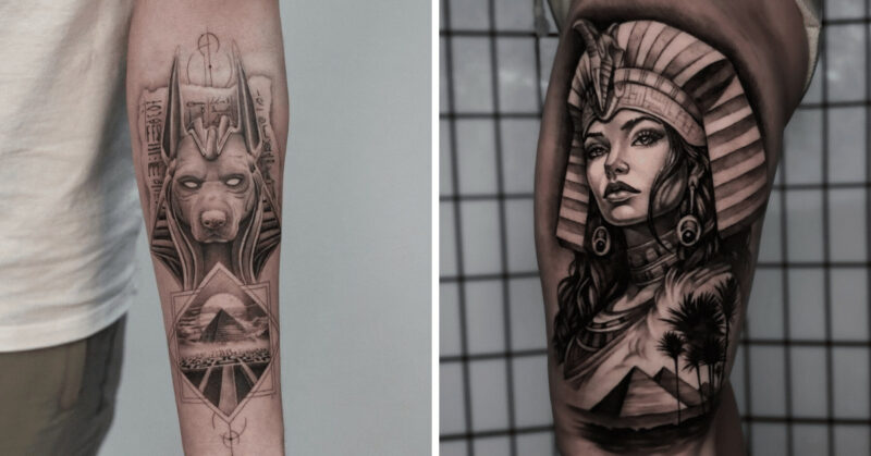 24 Egyptian Tattoo Ideas To Adorn Your Body Forever 1