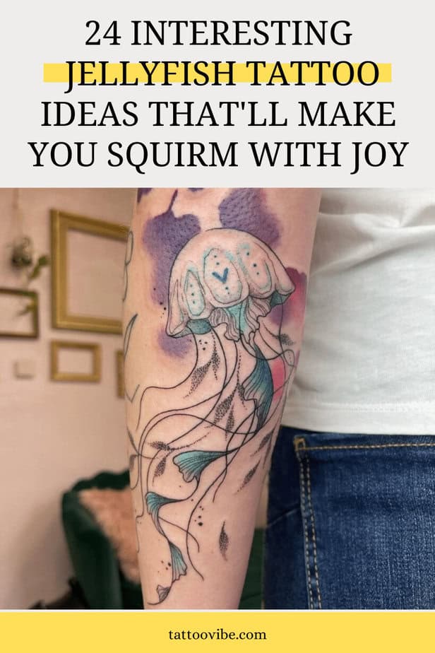 24 Interesting Jellyfish Tattoo Ideas That’ll Make You Squirm With Joy