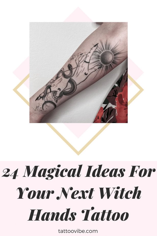 24 idee magiche per il vostro prossimo tatuaggio con le mani da strega