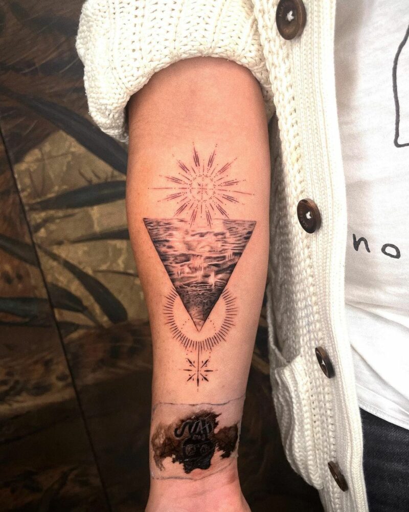 24 Wave And Sun Tattoo Ideas And The Meaning Behind Them