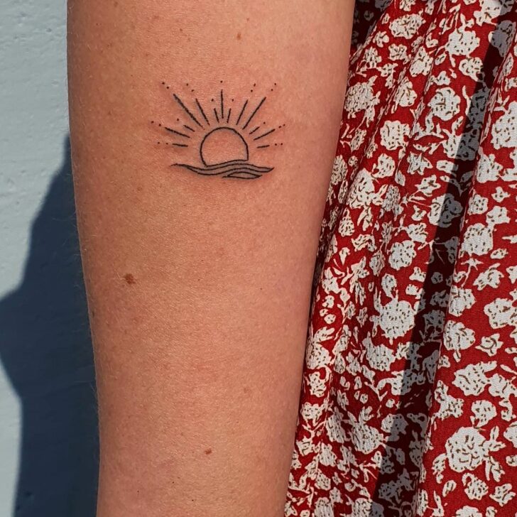 24 Wave And Sun Tattoo Ideas And The Meaning Behind Them