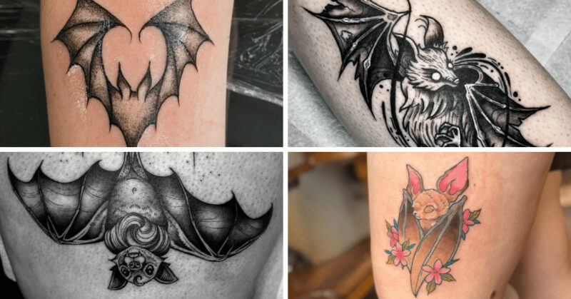 24 bat tattoos for your dark and mysterious personality