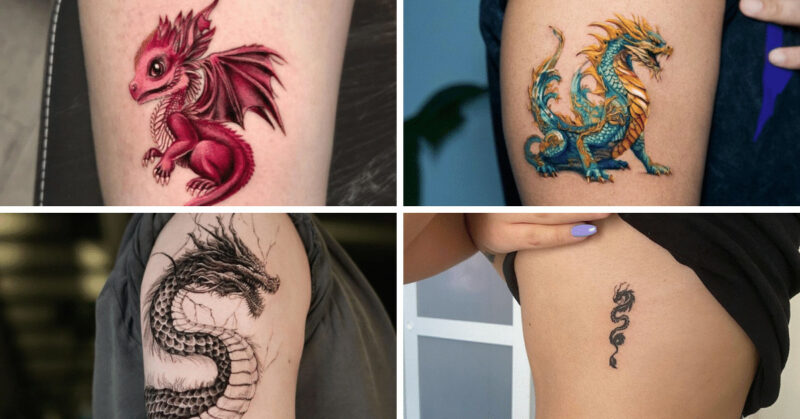 24 dragon tattoo ideas to release the power within you