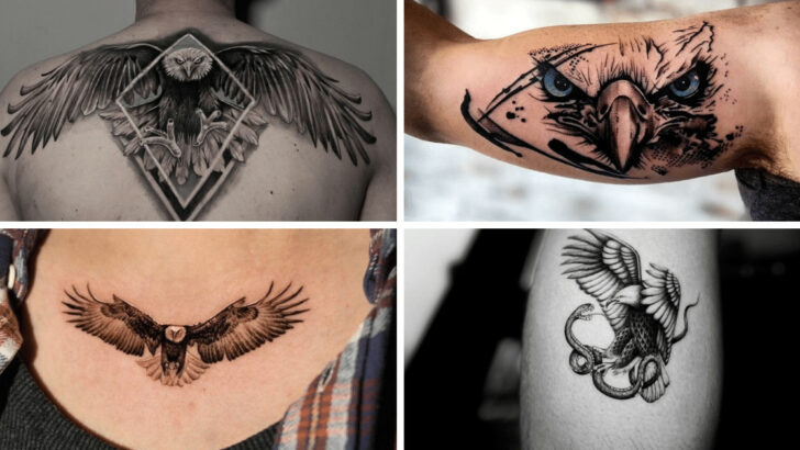 24 Eagle Tattoo Examples To Express Your Free Soul