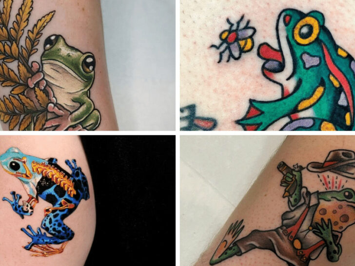 24 Frog Tattoo Designs For Your Protective Familiar