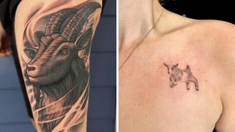 24 Goat Tattoo Ideas For Your Next Trip To The Tattoo Parlor