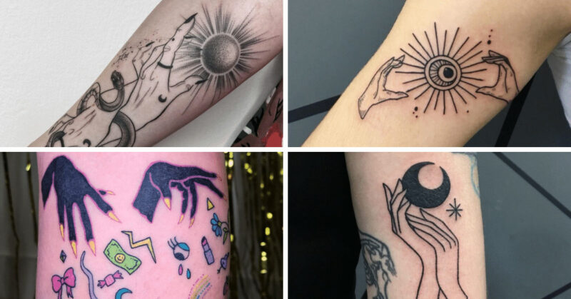 24 magical ideas for your next witch hands tattoo