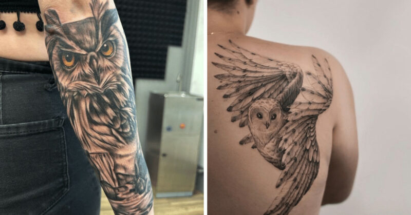 24 magical owl tattoo designs to bring back hope