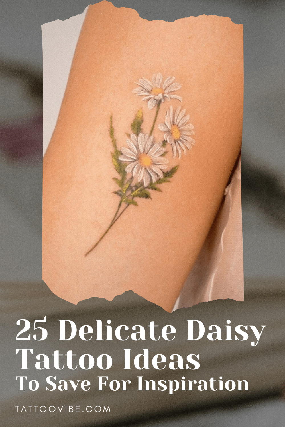 25 Delicate Daisy Tattoo Ideas To Save For Inspiration