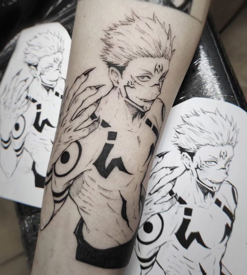Yuji Itadori and Sukuna tattoo ideas