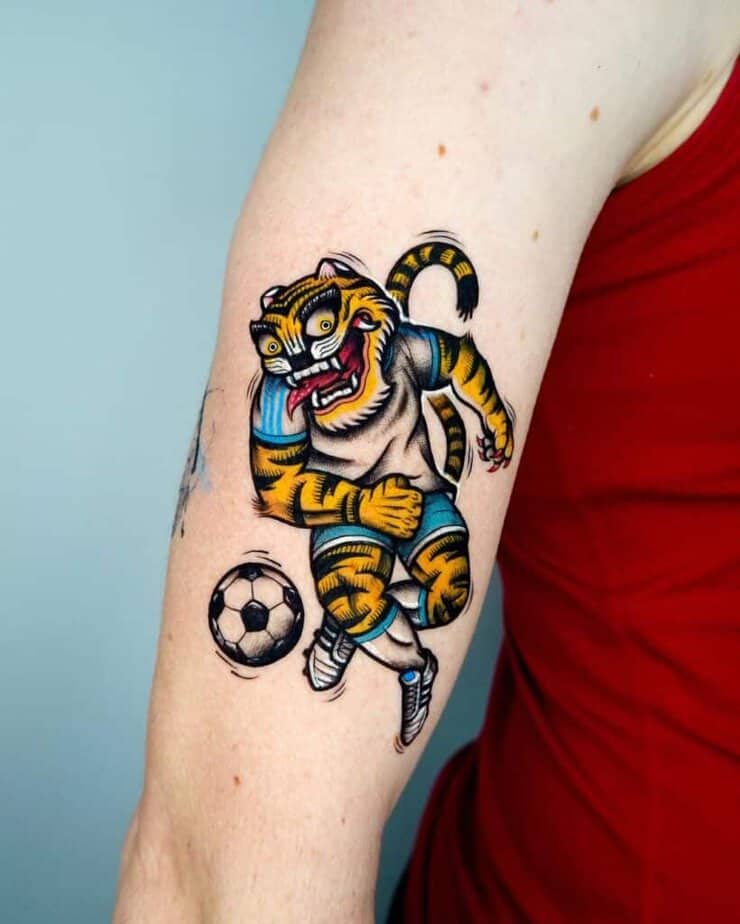 Tatuaggi di calcio unici