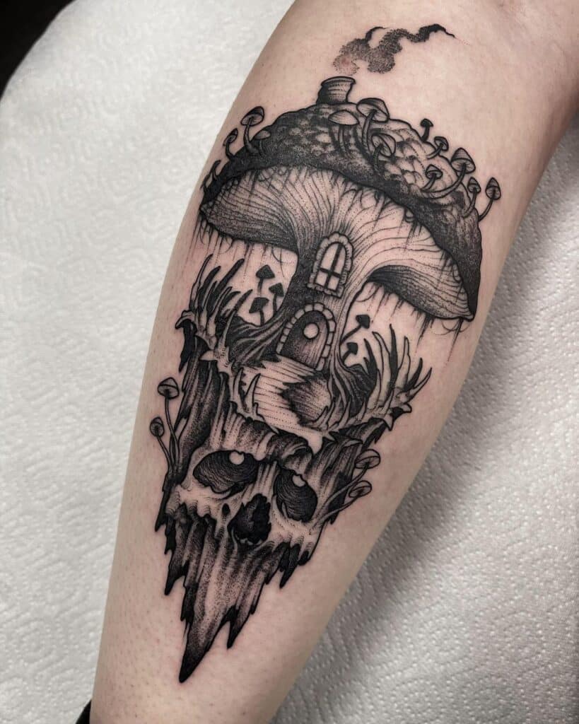 Idee uniche per tatuaggi con funghi