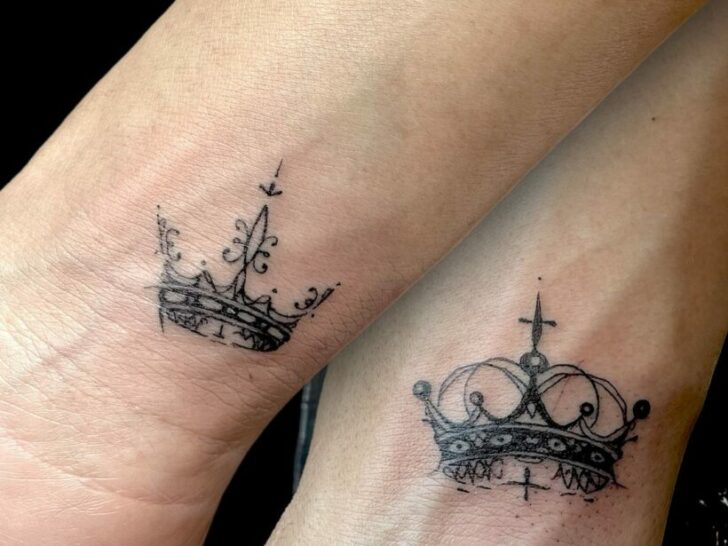25 Captivating Crown Tattoos That Are Truly Works Of Art