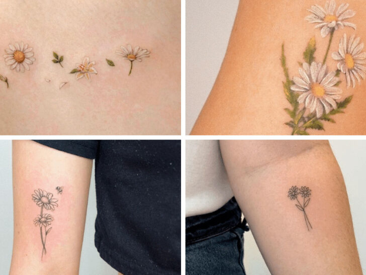 25 Delicate Daisy Tattoo Ideas To Save For Inspiration